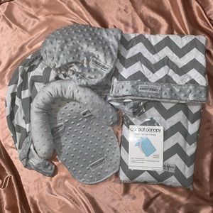 NWOT Carseat Canopy with Bonus Gift